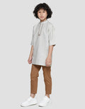 Little M Trex Animal Print Baju Setelan Anak Laki-laki