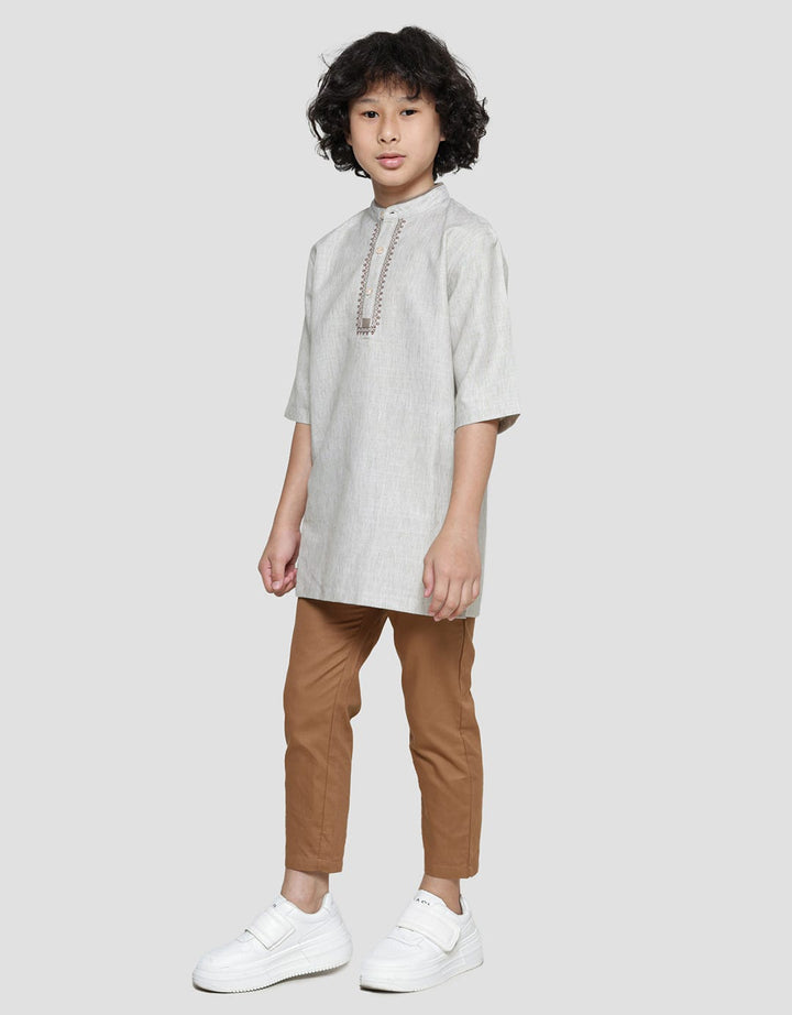 Little M Trex Animal Print Baju Setelan Anak Laki-laki