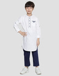 Little M Seasonal Set Texture Kurta Anak Laki-Laki