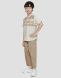 Little M Chest Print Set Koko Anak Laki-laki