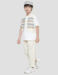 Little M Seasonal Set Rompi Bahan Ulos Anak Laki-Laki
