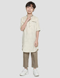 Little Baju Muslim Koko Kurta Seasonal Setelan Anak Laki-laki