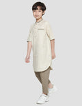 Little Baju Muslim Koko Kurta Seasonal Setelan Anak Laki-laki