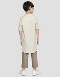 Little Baju Muslim Koko Kurta Seasonal Setelan Anak Laki-laki