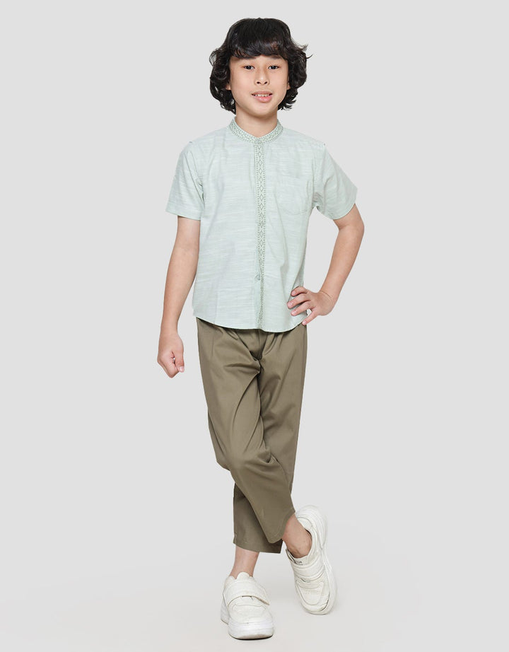 Little M Set Bordir Plakat Seasonal Bamus Anak Laki-Laki