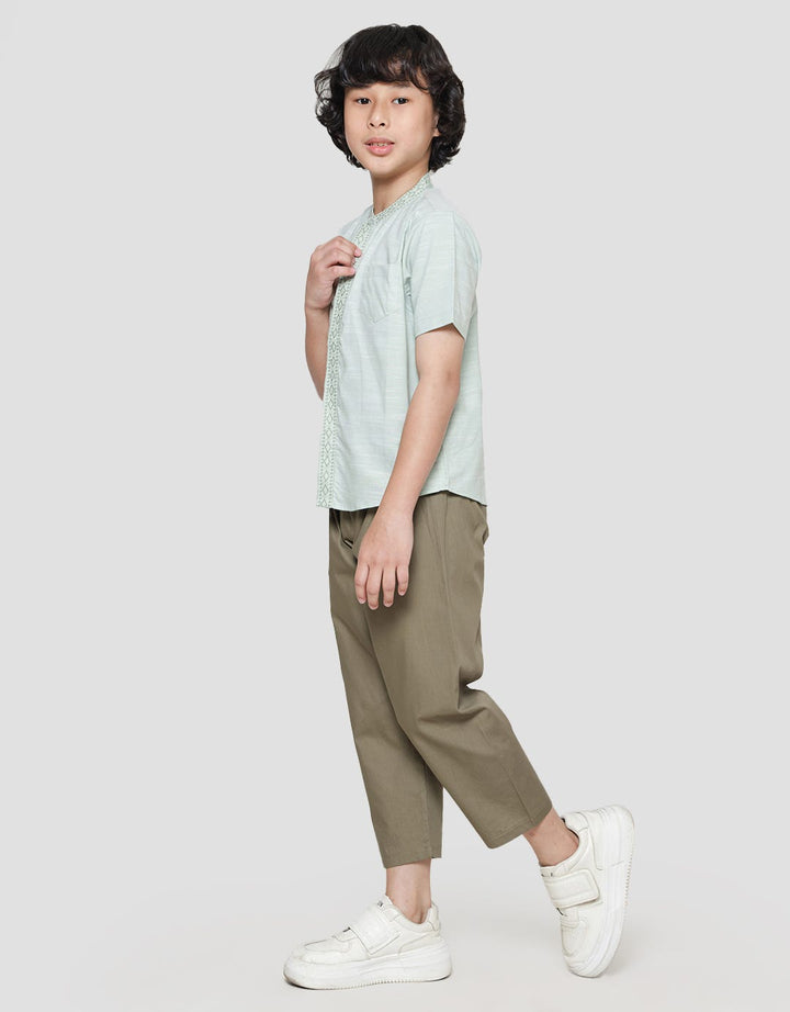 Little M Set Bordir Plakat Seasonal Bamus Anak Laki-Laki