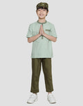 Little M Seasonal Set Bamus Bordir Anak Laki-Laki