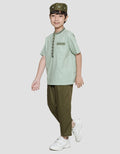 Little M Seasonal Set Bamus Bordir Anak Laki-Laki