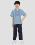 Little M Center Print Set Koko Anak Laki-laki
