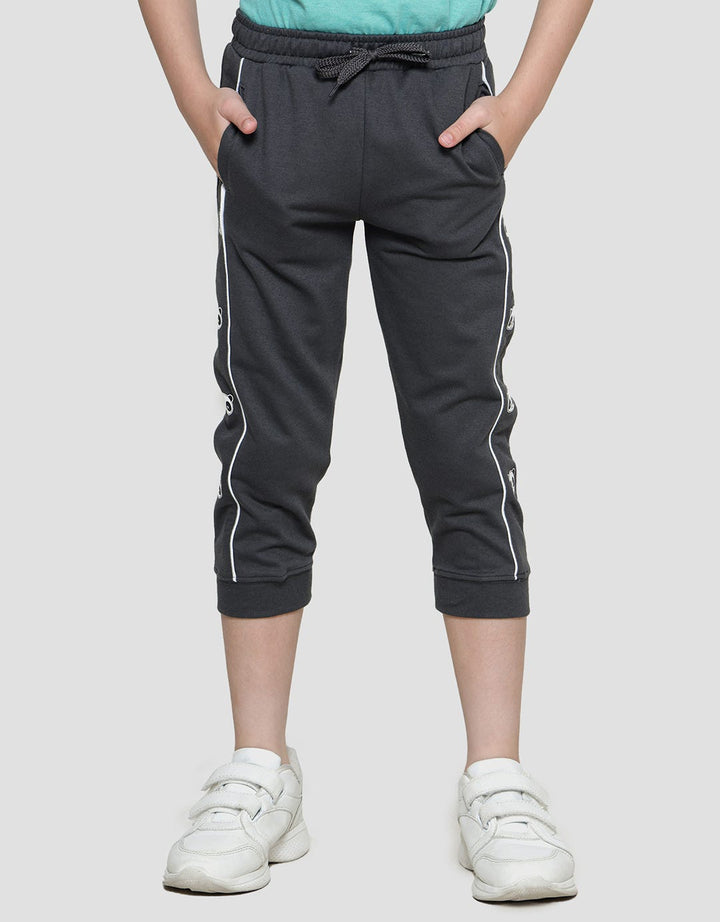 Little M Terry Panda Piping Boys Jogger Pants