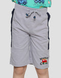 Little M Woven Rib Bordir Wheelie Cool Celana Pendek Anak Laki-laki