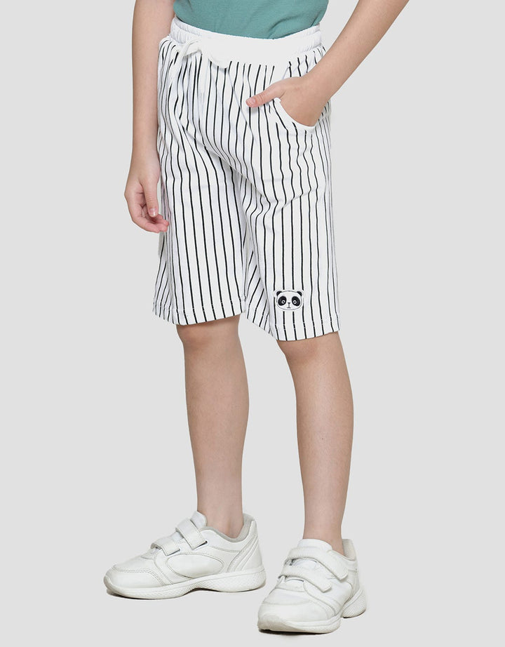 Little M Single Jersey Stripe Boys Shorts