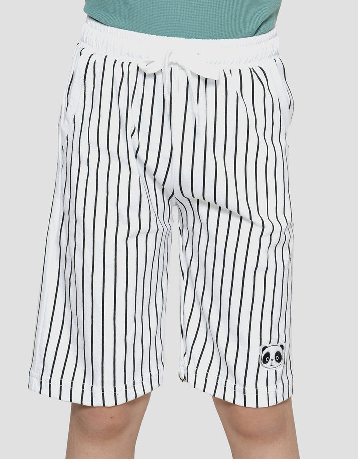 Little M Single Jersey Stripe Boys Shorts
