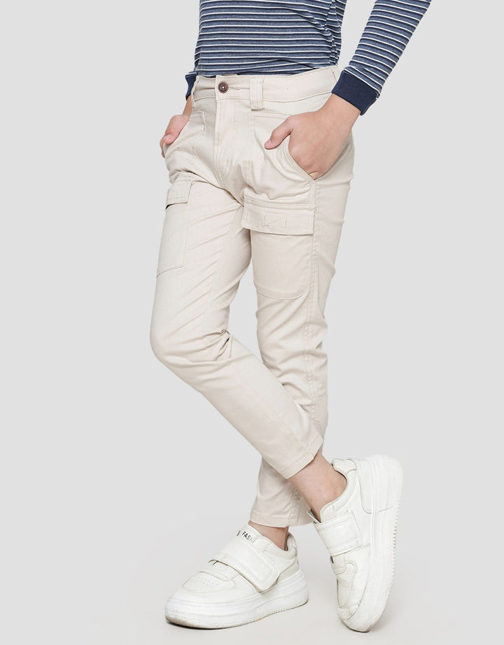 Little M Pocket Zipper Boys Long Pants