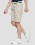 Little M Woven Rib Bordir Wortel Celana Pendek Anak Laki-Laki