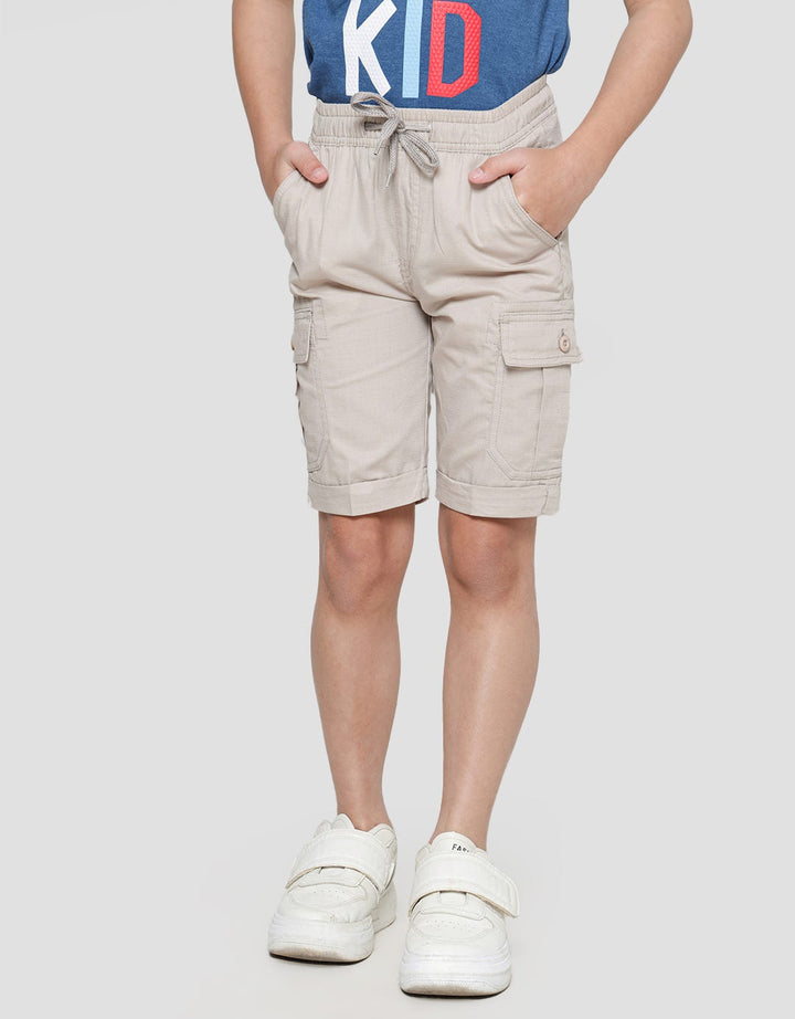 Little M Woven Cargo Slub Celana Pendek Anak Laki-Laki