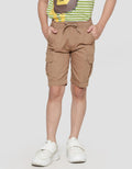 Little M Woven Cargo Slub Celana Pendek Anak Laki-Laki