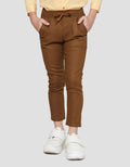 Little M Celana Panjang Woven Reguler Rami Anak Laki-laki