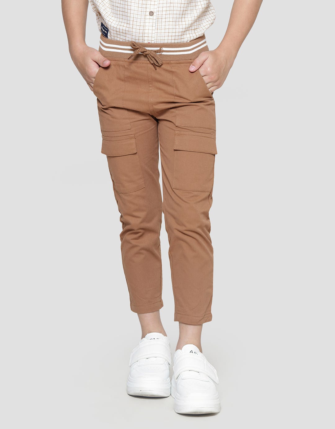 Little M Rib Non St Woven Celana Jogger Anak Laki-Laki
