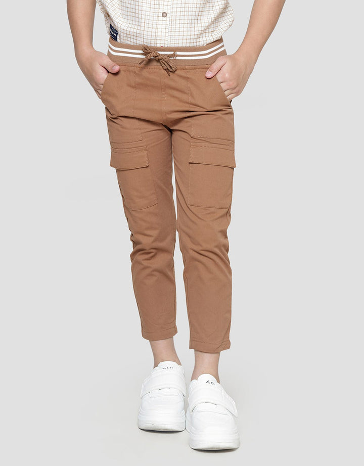 Little M Rib Non St Woven Celana Jogger Anak Laki-Laki