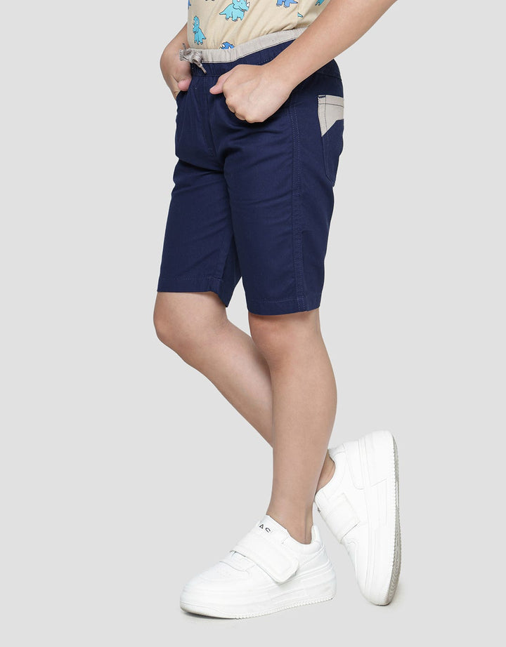 Little M Celana Pendek Woven Kombinasi Anak Laki-laki