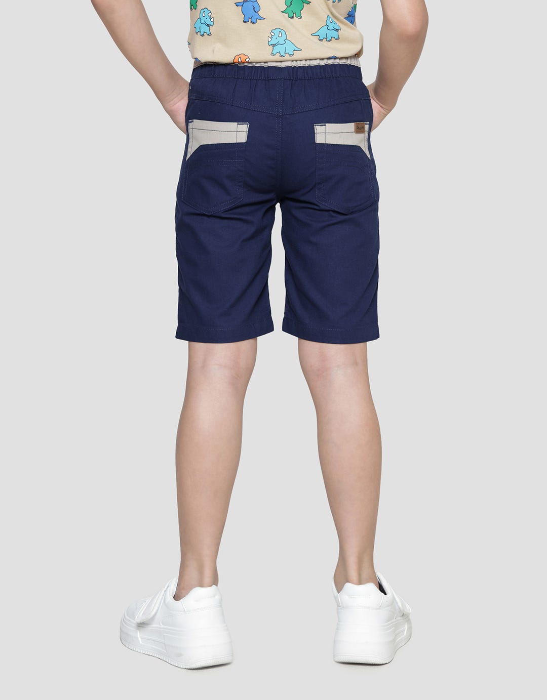 Little M Celana Pendek Woven Kombinasi Anak Laki-laki