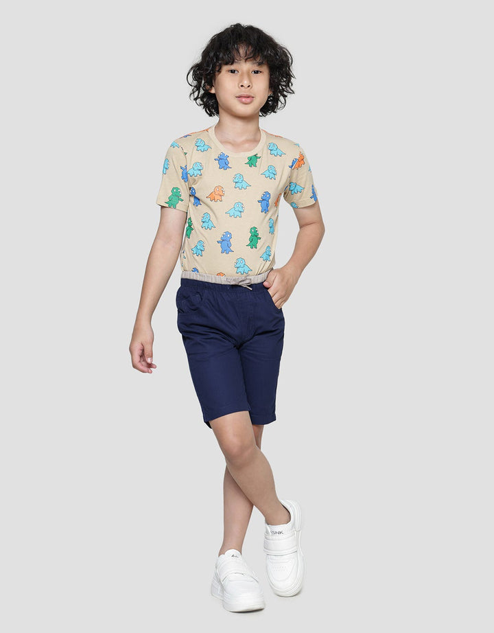 Little M Celana Pendek Woven Kombinasi Anak Laki-laki
