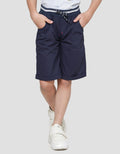 Little M Woven Solid Baby Canvas Boys Shorts