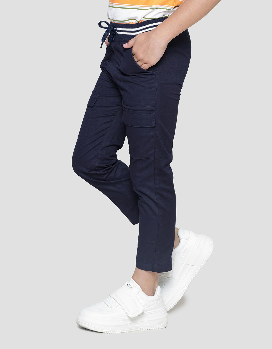 Little M Rib Non St Woven Celana Jogger Anak Laki-Laki