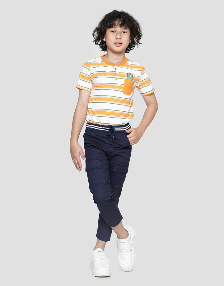 Little M Rib Non St Woven Celana Jogger Anak Laki-Laki