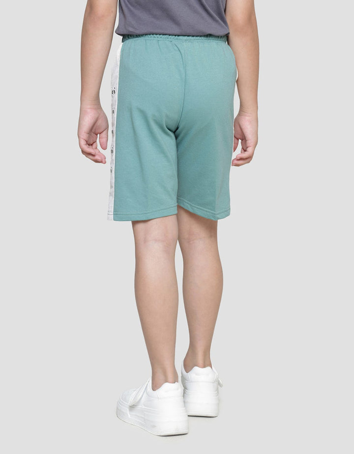 Little M Terry Panda Boys Shorts