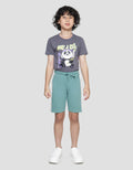 Little M Terry Panda Boys Shorts