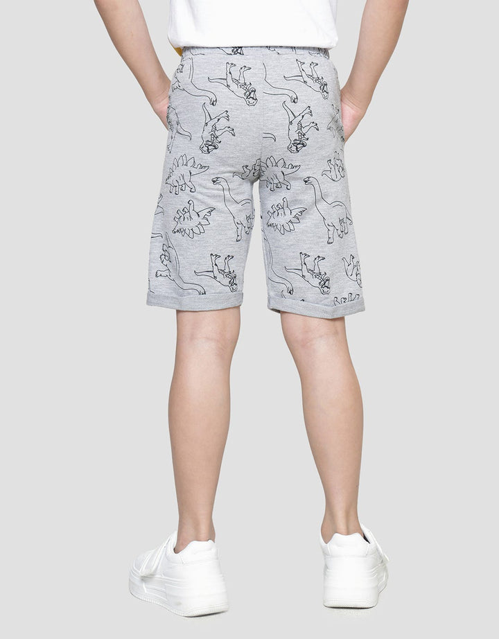 Little M Dino Print Boys Shorts