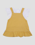 Pipiniko Cat Pocket Overall Dress Anak Perempuan