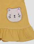 Pipiniko Cat Pocket Overall Dress Anak Perempuan