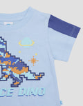 Pipiniko Pixel Outline Kaos Anak Laki-laki