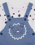 Pipiniko Jumpsuit Overall Anak Laki-laki Print Outline Dino