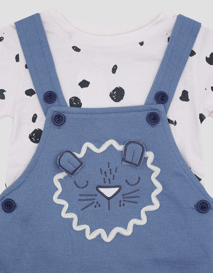 Pipiniko Jumpsuit Overall Anak Laki-laki Print Outline Dino