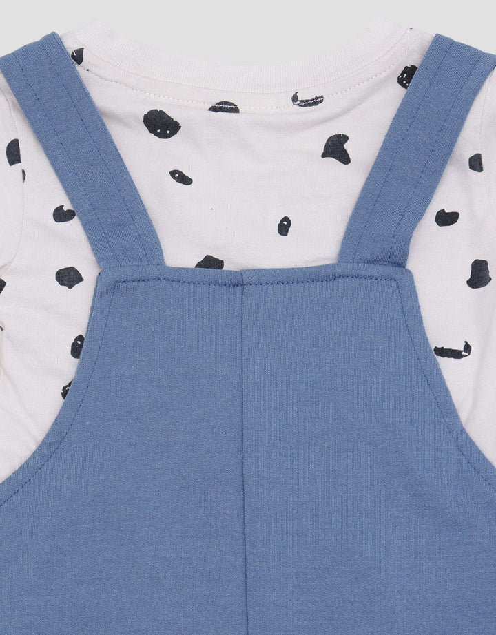 Pipiniko Jumpsuit Overall Anak Laki-laki Print Outline Dino