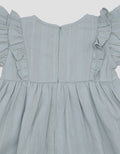 Pipiniko Highlight Bordir Midi Dress Anak Perempuan