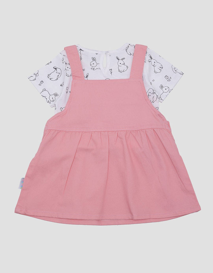 Pipiniko Bunny Embro Midi Dress Anak Perempuan