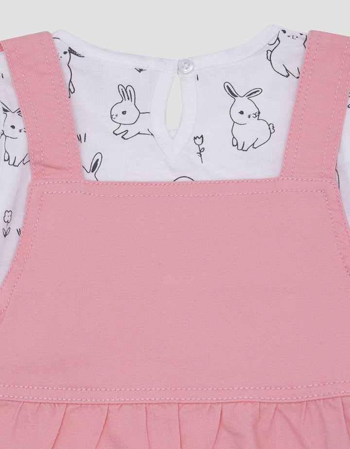 Pipiniko Bunny Embro Midi Dress Anak Perempuan