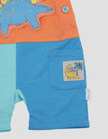 Pipiniko Jumpsuit Overall 3 Tone Dino Anak Laki-laki