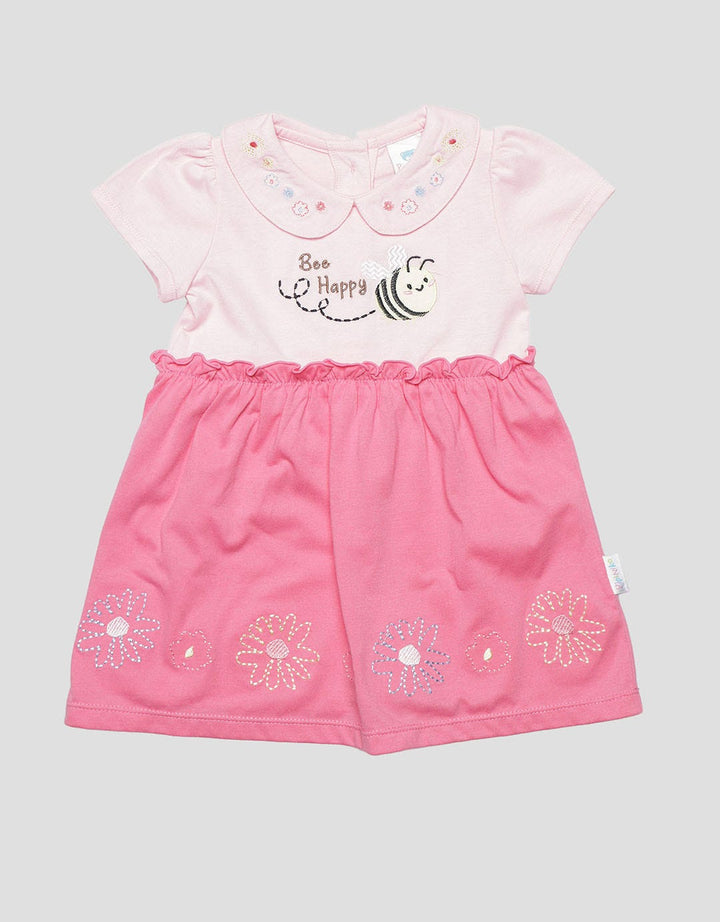 Pipiniko Short Sleeve Midi Dress Costume Bee Girls