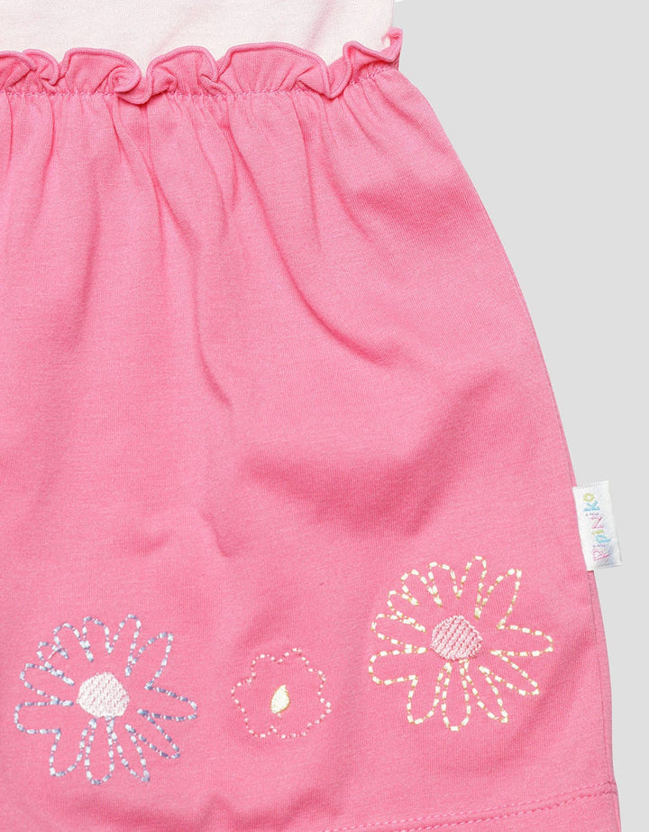 Pipiniko Short Sleeve Midi Dress Costume Bee Girls