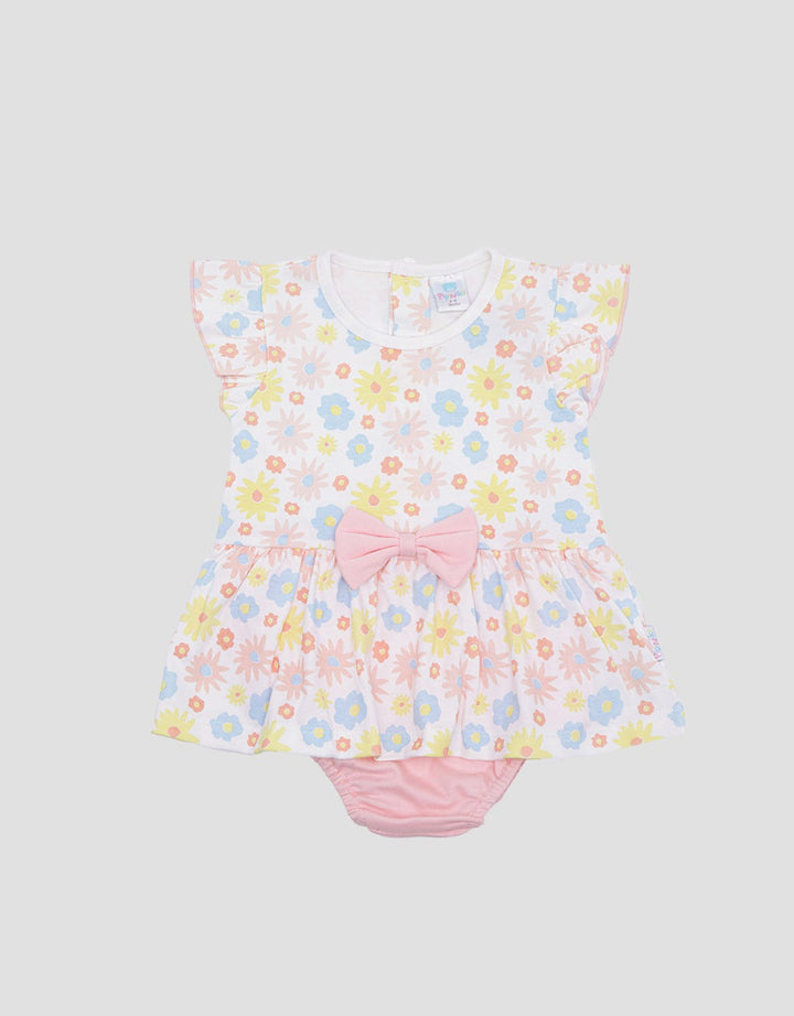 Pipiniko Jumpsuit Romper Dress Girls Print Flower