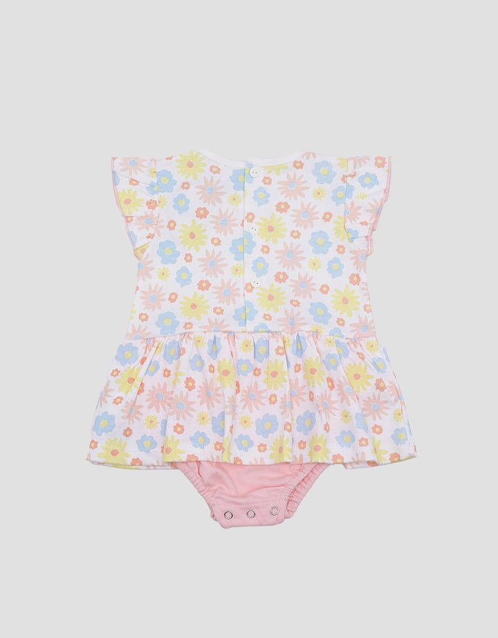 Pipiniko Jumpsuit Romper Dress Girls Print Flower