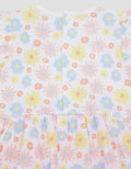 Pipiniko Jumpsuit Romper Dress Girls Print Flower