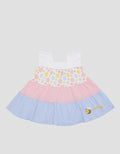 Pipiniko Girls Tier Bee Jersey Midi Dress