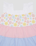 Pipiniko Girls Tier Bee Jersey Midi Dress